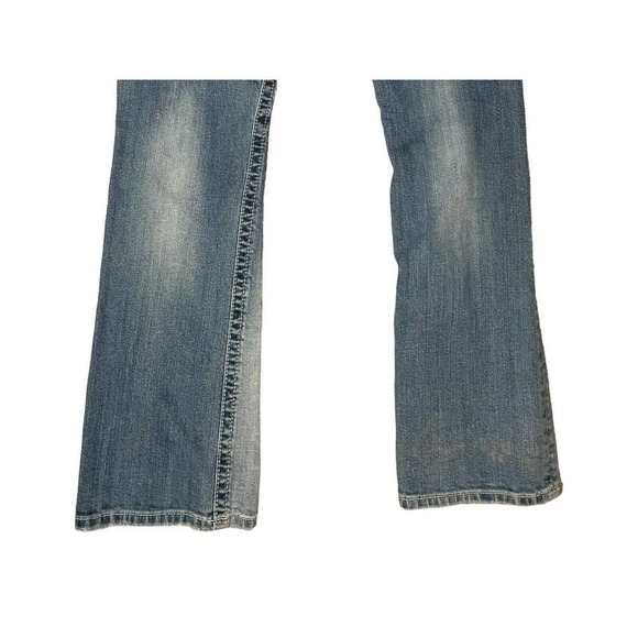Miss Me EasyBootcut Jeans Size 30 x 33 Mid Rise Y2K Denim Bling Medium Wash - Picture 3 of 9